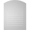 Ekena Millwork Arch Top Surface Mount PVC Gable Vent: Non-Functional, w/ 3-1/2"W x 1"P Standard Frame, 30"W x 38"H GVPAR30X3801SN - alternate 4